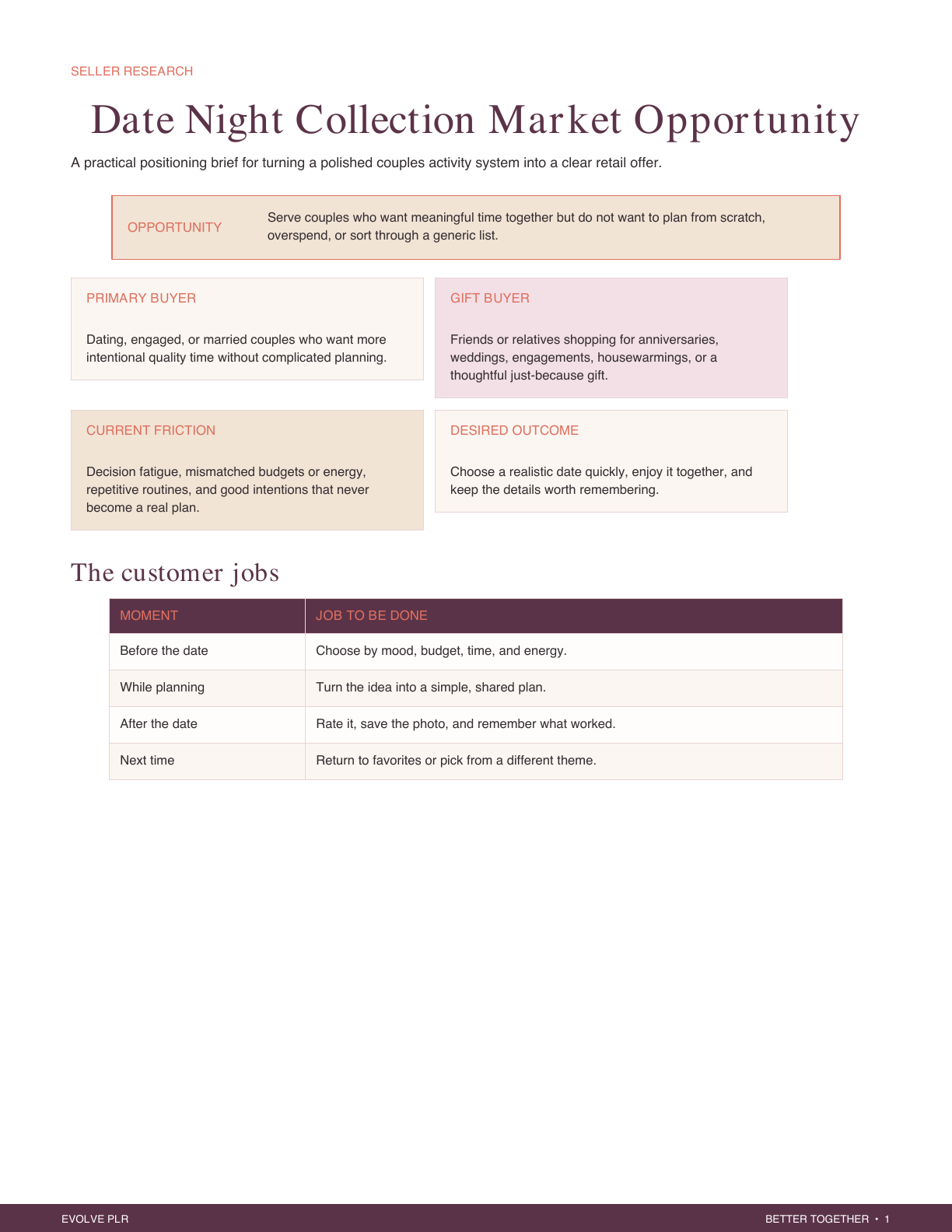 Market Research preview