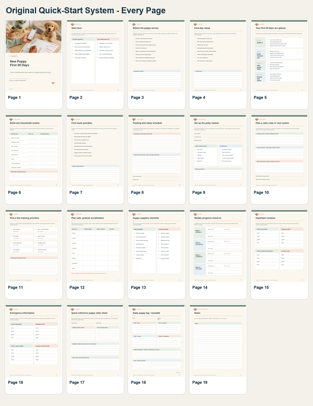 PupManager PLR App + Puppy Planner Bundle