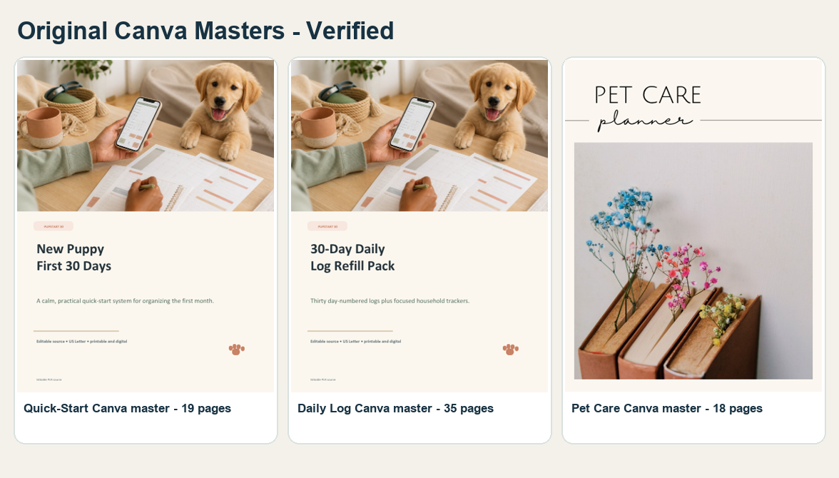 PupManager PLR App + Puppy Planner Bundle