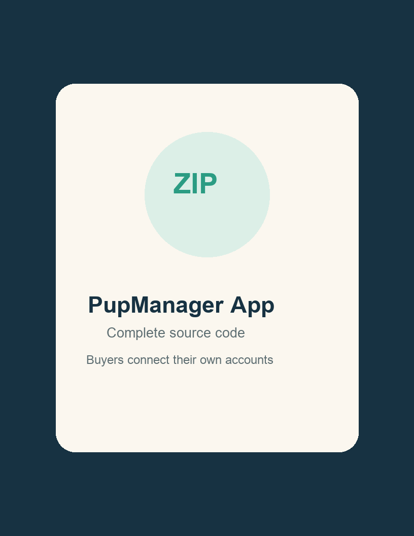 PupManager PLR App + Puppy Planner Bundle