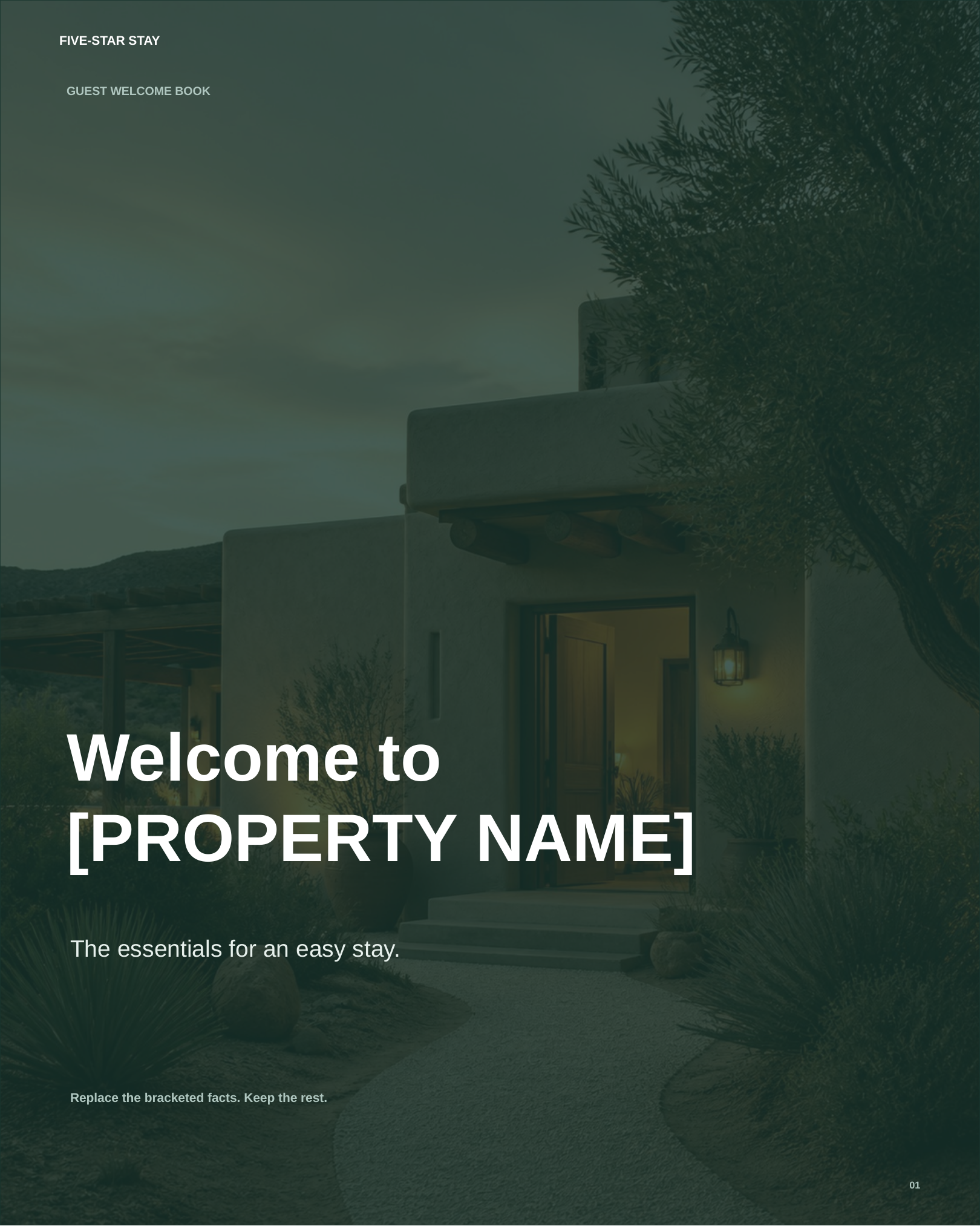 Guest Welcome and Messages Kit