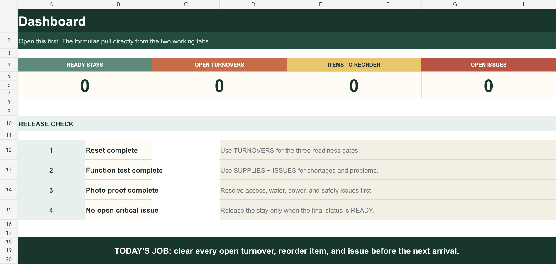 Host Quick Control Workbook