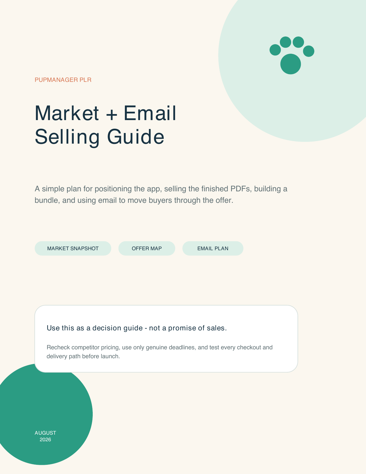 Market and Email Selling Guide preview