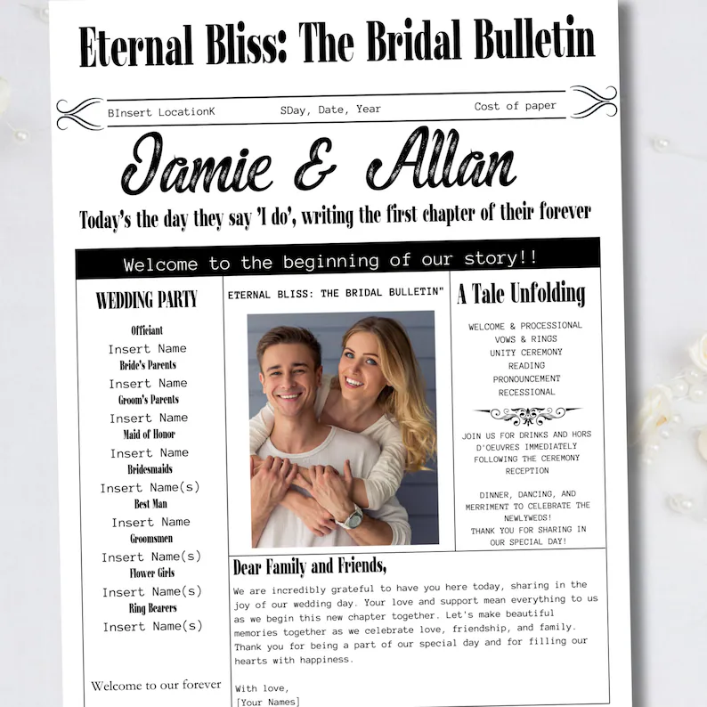 Wedding Newspaper Bundle